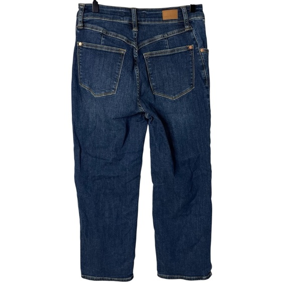 Judy Blue Center Stage High Rise Straight Leg Cropped Jeans Size 7/28 JB88127 - Picture 6 of 8